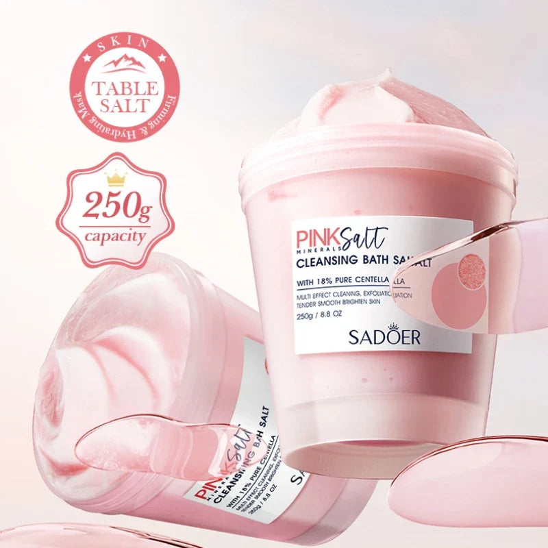Sadoer Himalayan Bath Salt – Exfoliating Body Scrub & Cleanser