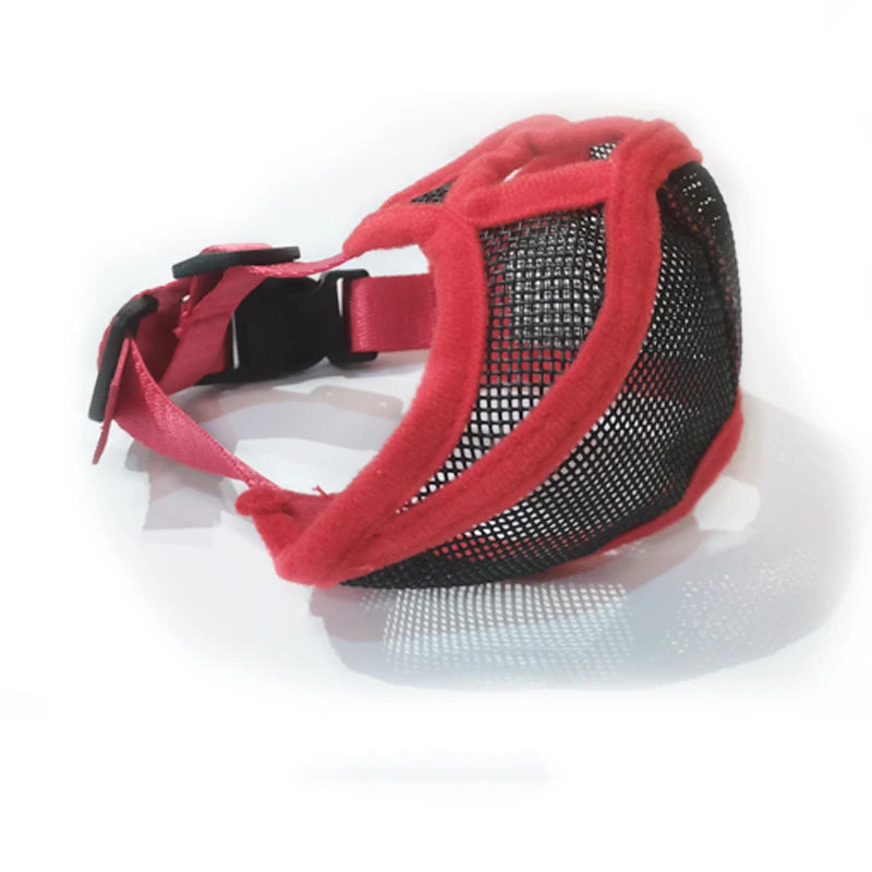 Breathable Mesh Muzzle for French Bulldogs & Pugs | Adjustable