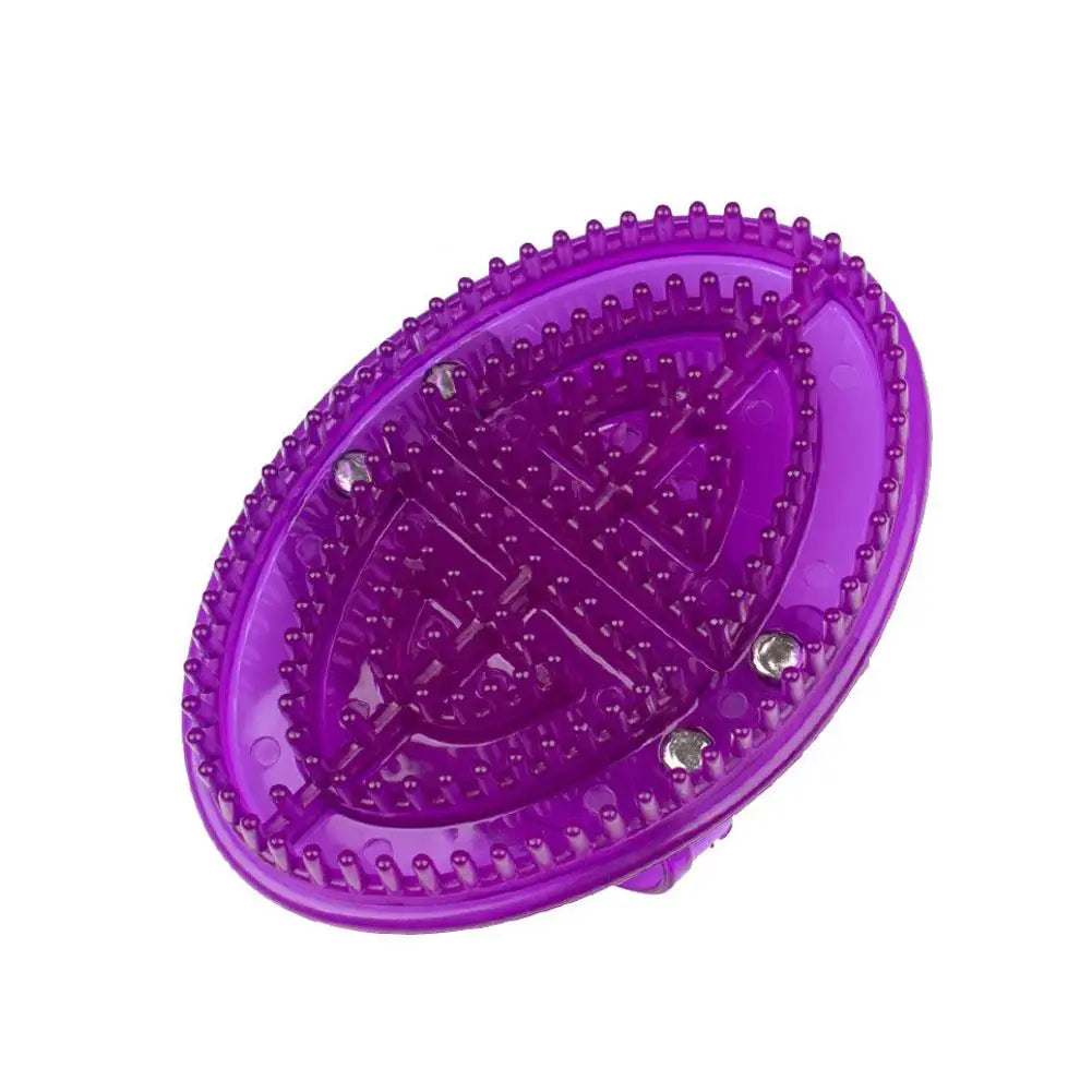 Handheld Silicone Meridian Massage Brush – Body & Leg Scraping