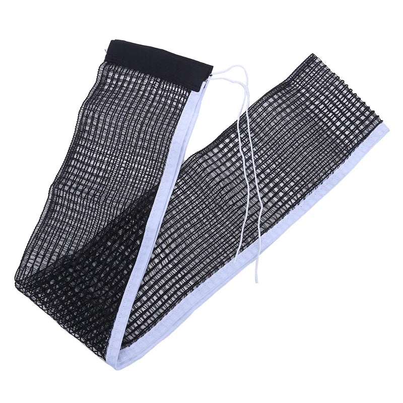 Polyester Cotton Ping Pong Table Tennis Net Polyethylene Portable Net Frame Standard Ping Pong Table Tennis Net Sport Peaceful Pleasures Health and Wellness black