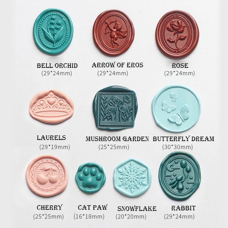 Retro Wax Seal Stamp Alloy Handle – Wedding & Scrapbook