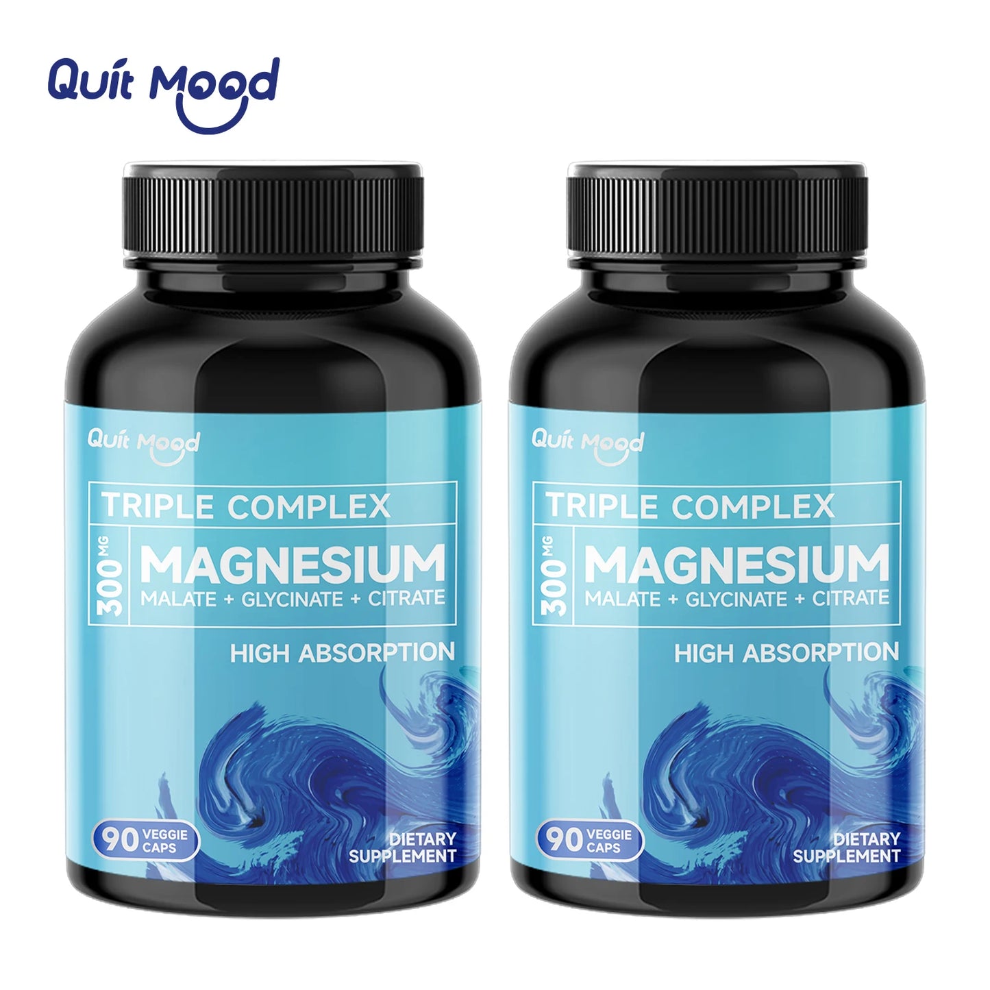 Triple Magnesium Complex – Muscles, Nerves & Energy Support Peaceful Pleasures Health and Wellness 2 bottles United States