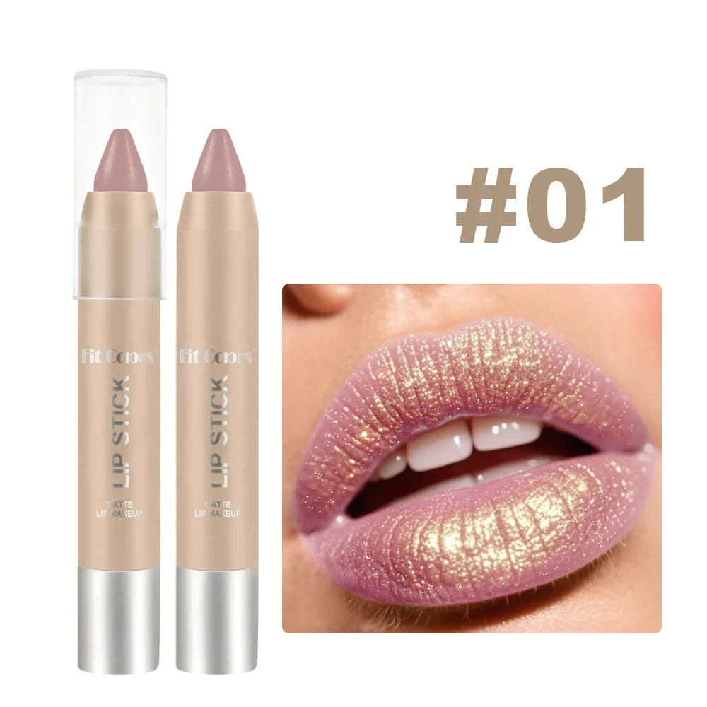 Fit Colors Metallic Pearl Lipstick – Waterproof & Volumizing