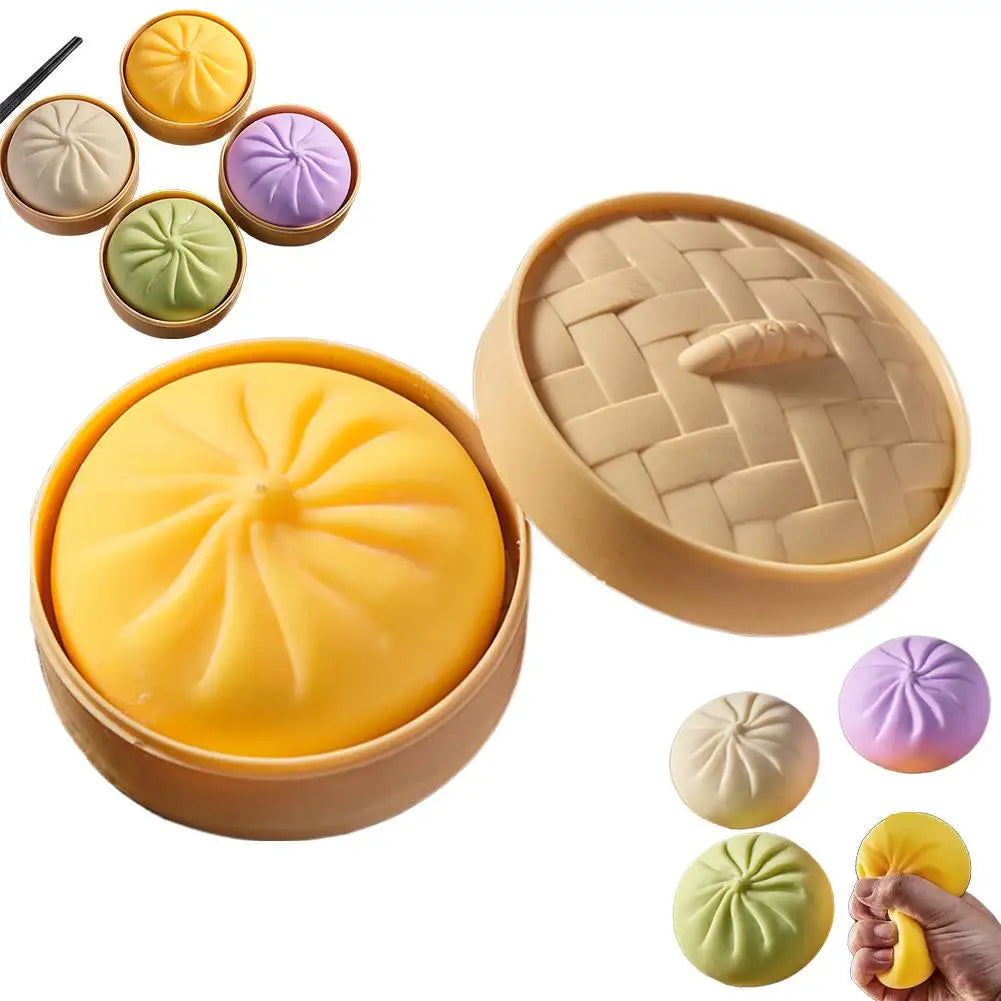 Colorful Dumpling Stress Ball Fidget Sensory Toy Gifts Peaceful Pleasures Health and Wellness C