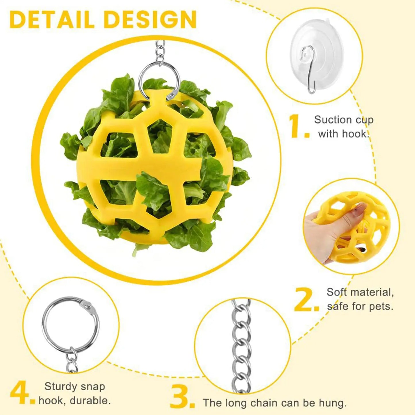 Toys For Bearded Dragons Lizard Foraging Playing Interactive Lizard Feed Ball For Keepers Pet Parents Animal Lovers Terrarium Peaceful Pleasures Health and Wellness