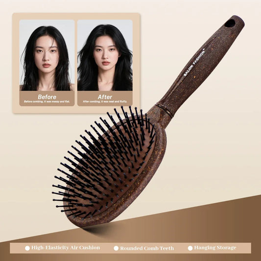 Air Cushion Hair Brush – Anti-Static Detangling Scalp Massage Comb Air Cushion Hair Brush Oasis Select