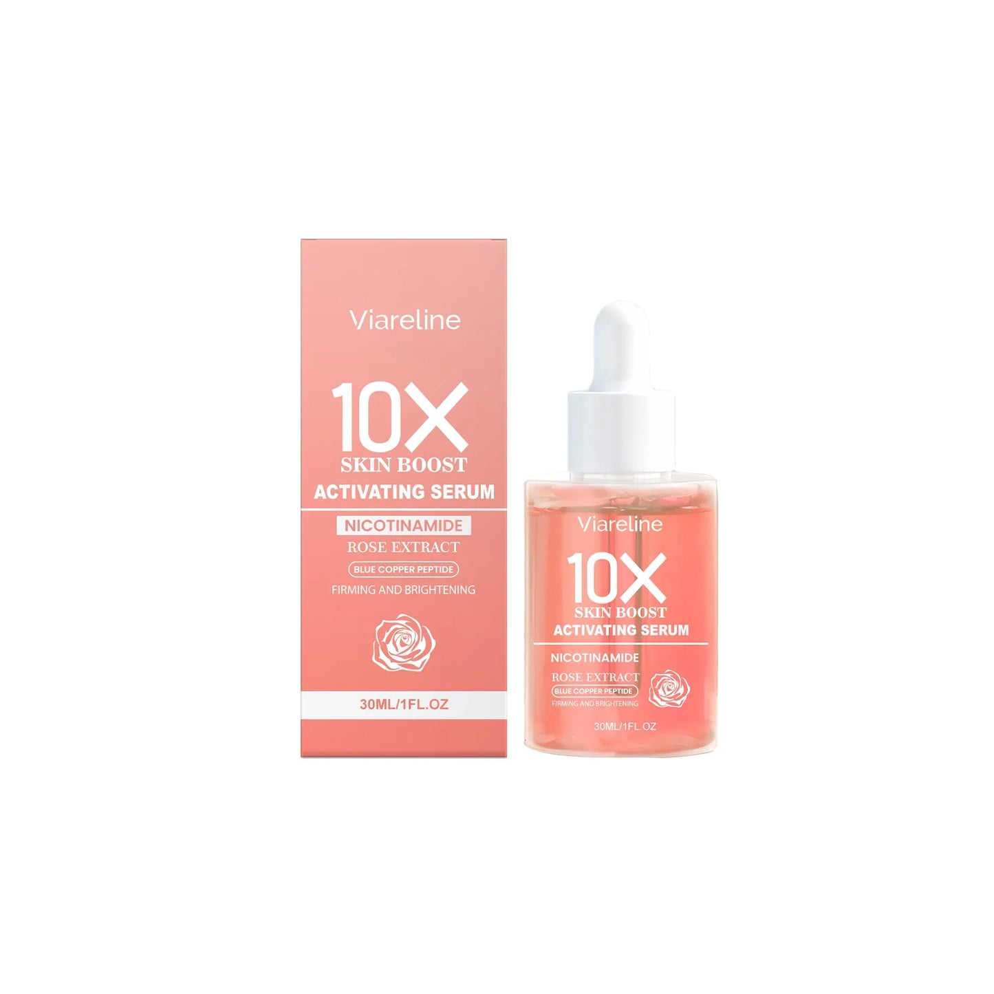 Viareline Rose Face Serum – Brighten, Hydrate & Even Skin Tone