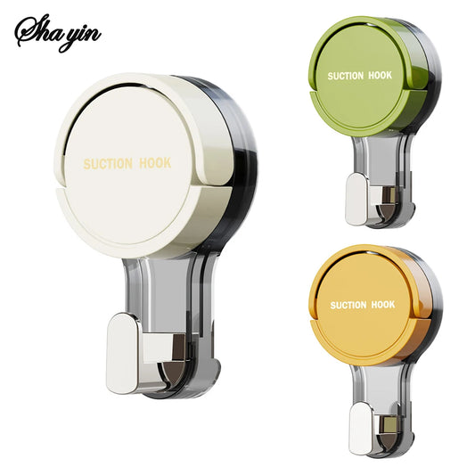 Strong Vacuum Suction Hooks Traceless No-Drilling Adhesive for Home Bathroom Kitchen Door Back Toilet Area Purpose Strong Hold Peaceful Pleasures Health and Wellness