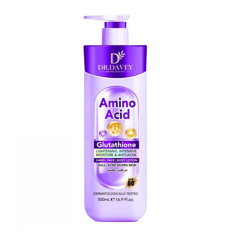 Dr. DAVEYGlutathione Body Lotion provides large capacity hydration and moisturization, leaving a refreshing and non greasy scent Peaceful Pleasures Health and Wellness