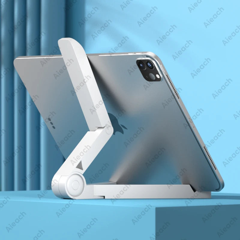 Adjustable Foldable Phone & Tablet Stand – 180° Multi-Angle Peaceful Pleasures Health and Wellness WHITE