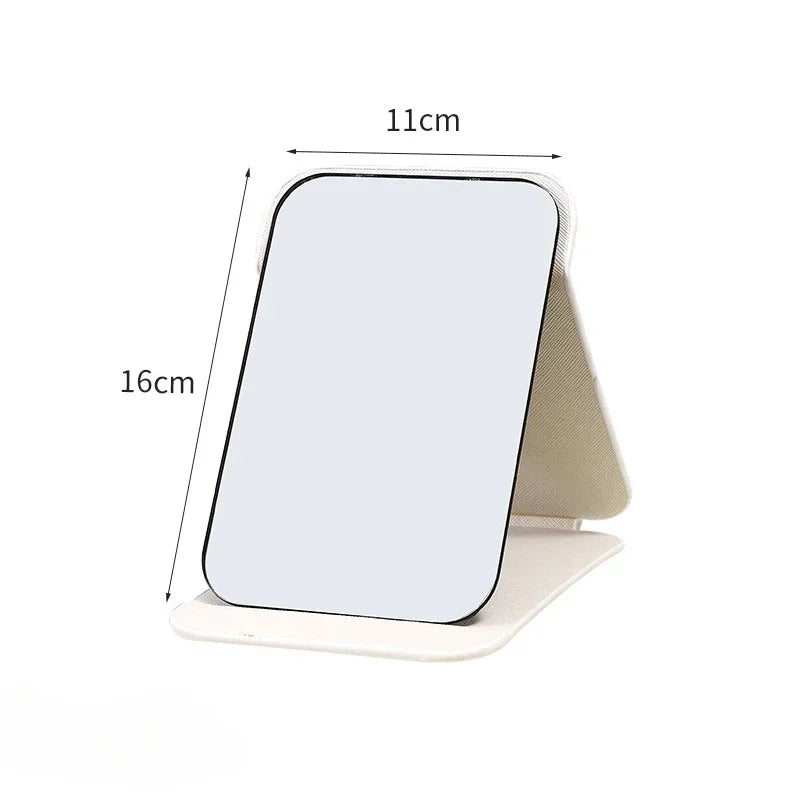 Portable Tri-Fold Desktop Makeup Mirror | Freestanding Vanity