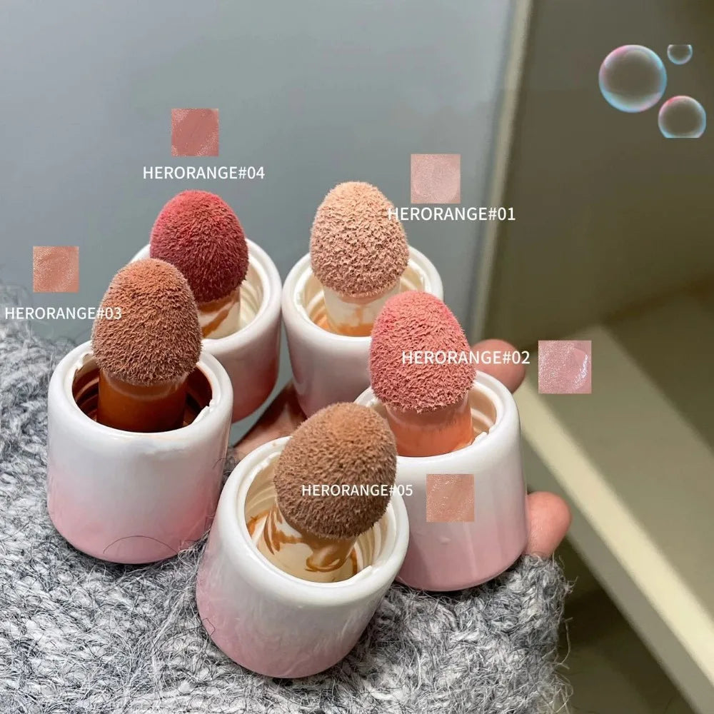 Korean Liquid Blush Matte Natural Finish | Sponge Brush Head
