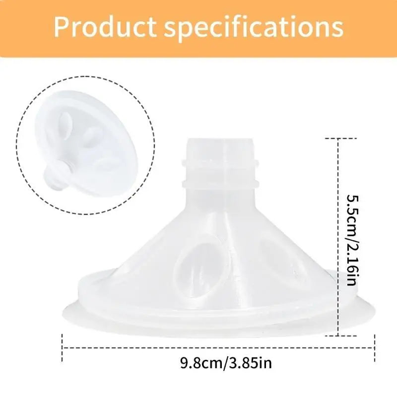 Silicone Breast Flange Insert 13–24mm | Pump Reducer Adapter