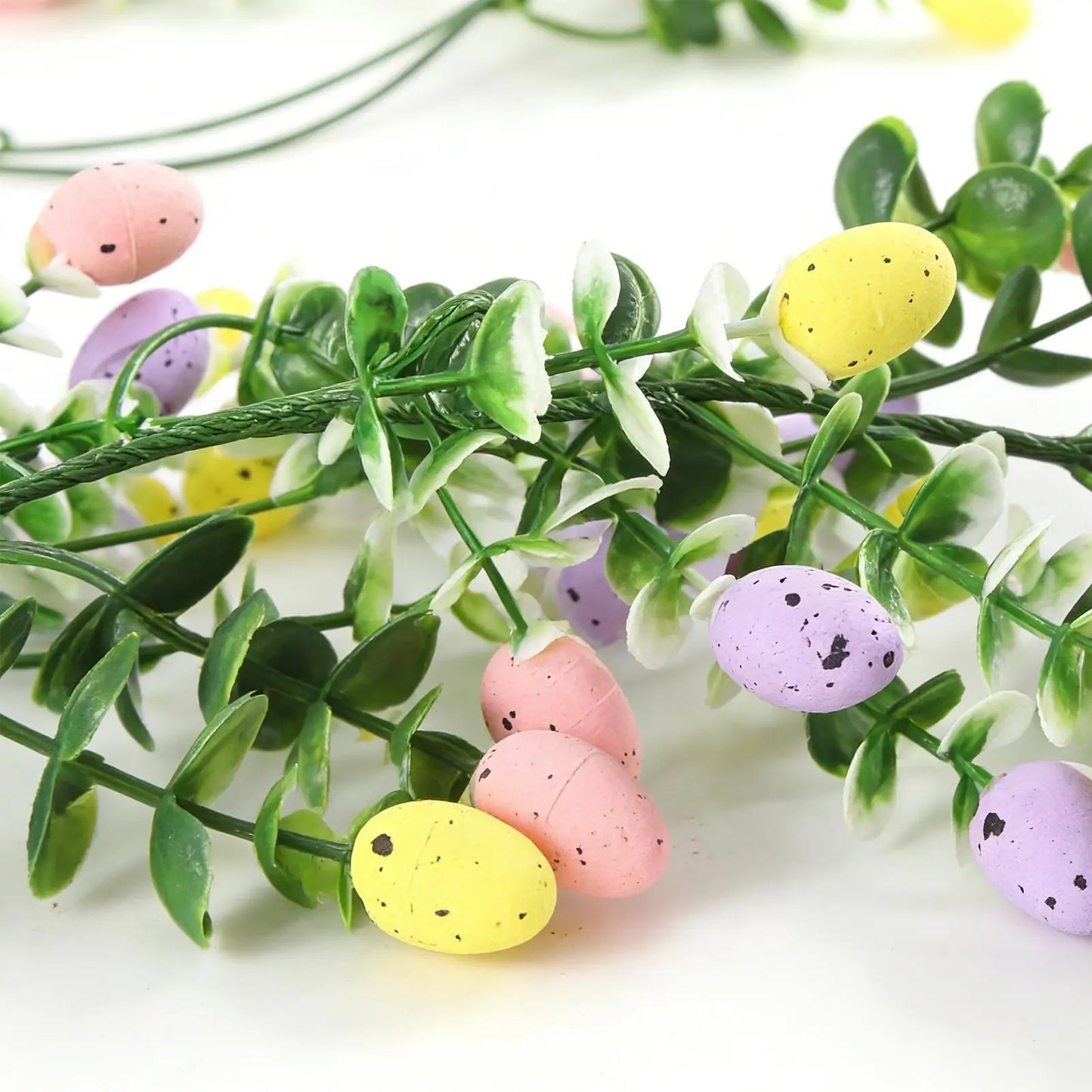 2-Pack Easter Egg Vine Garland – Spring Mantle & Wall Décor