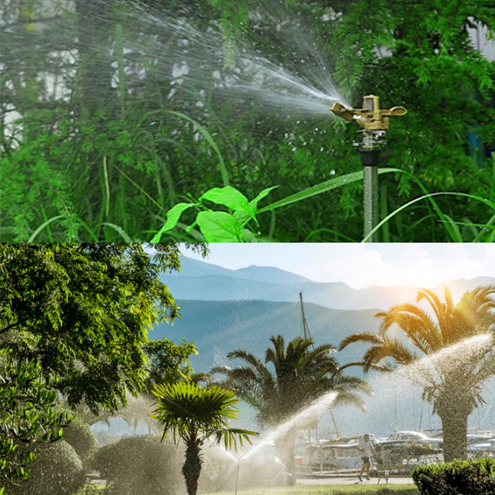 Adjustable Metal Spike Garden Sprinkler Tool Peaceful Pleasures Health and Wellness
