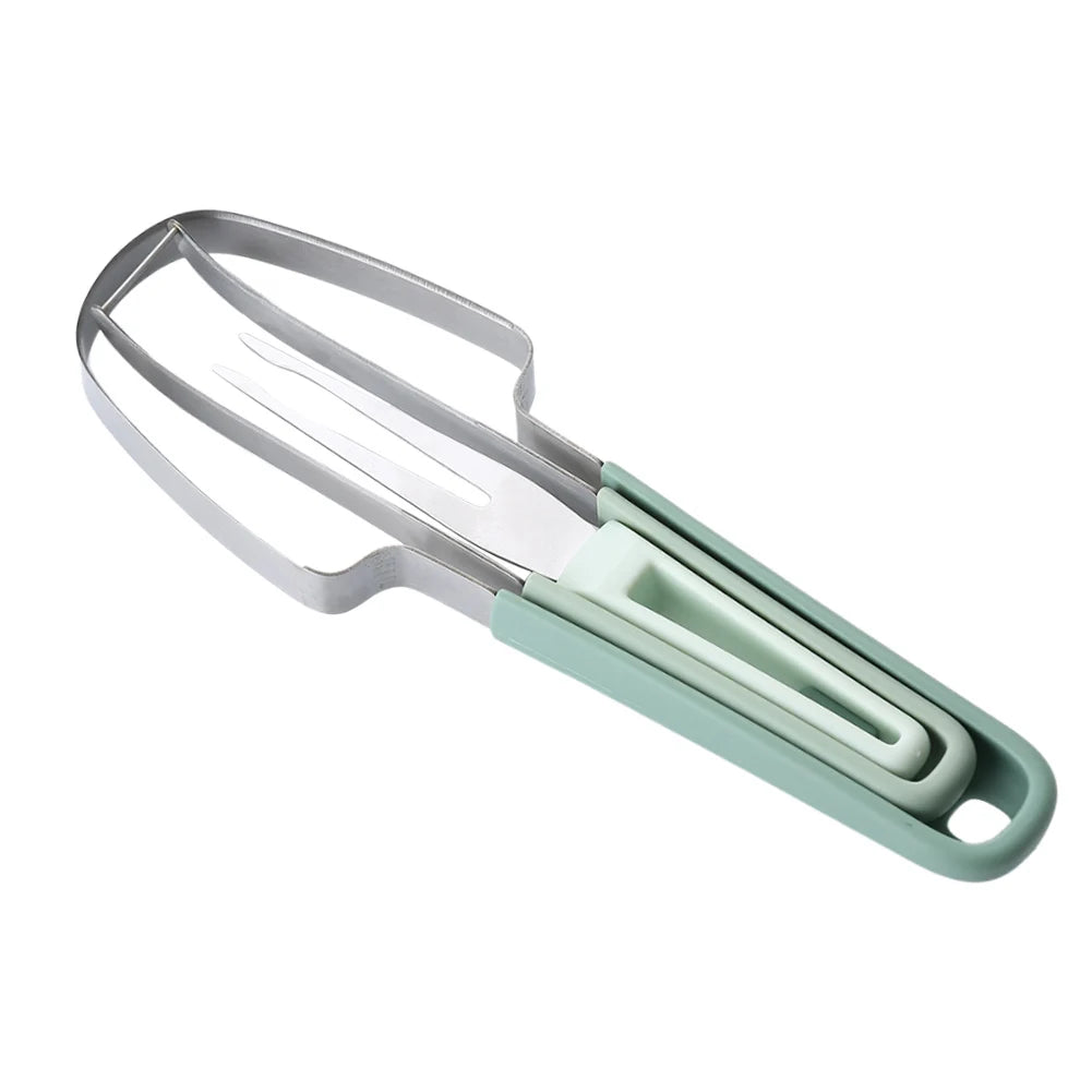 3-in-1 Watermelon Slicer Fork & Popsicle Cutter Set Peaceful Pleasures Health and Wellness Green United States