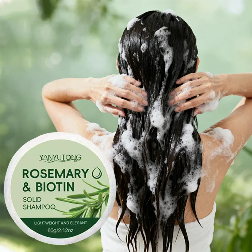 Rosemary Shampoo Bar – Scalp Relief, Oil Control & Hair Growth