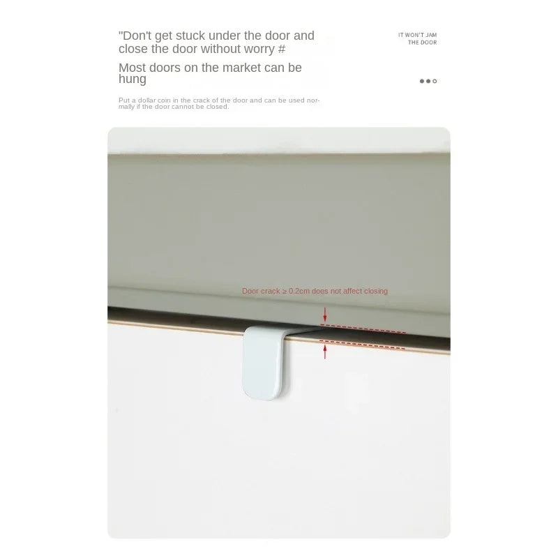 1/2Pcs Over Door Hook Hanger White Sturdy with Wooden Ends Clothes Towel Metal Storage Hooks For Bathroom and Kitchen Hanging Peaceful Pleasures Health and Wellness