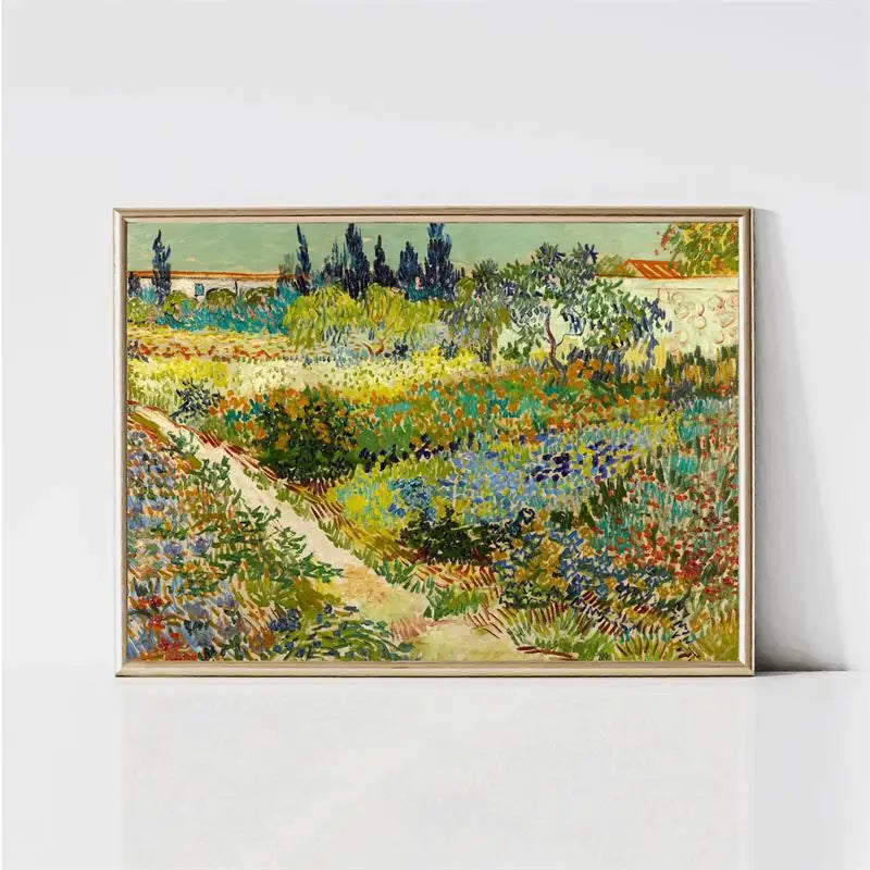 Van Gogh Canvas Wall Art Print | Starry Night Impressionist Poster Canvas Wall Art Print Peaceful Pleasures Health and Wellness