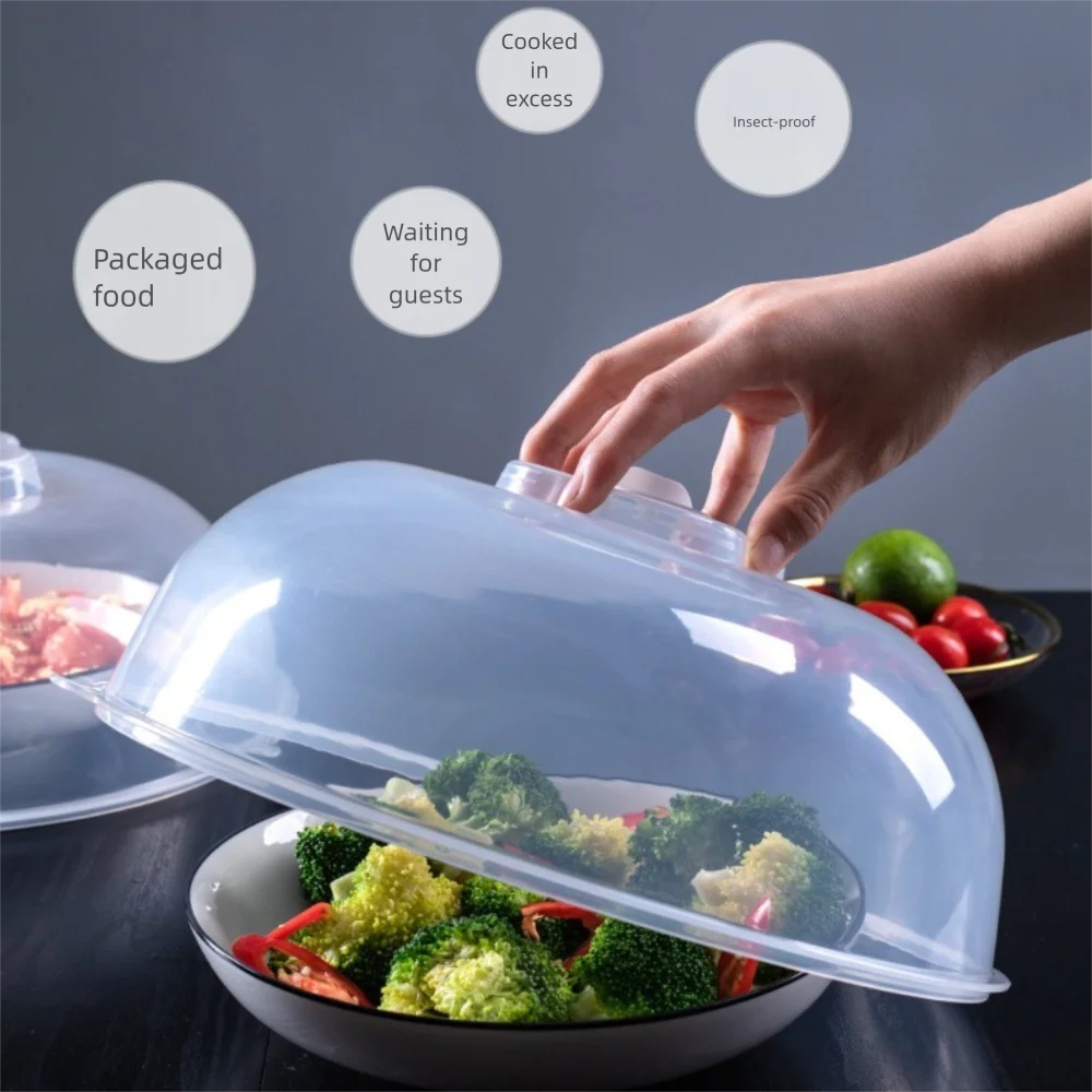 Transparent Microwave Splatter Cover | BPA-Free Dome Lid