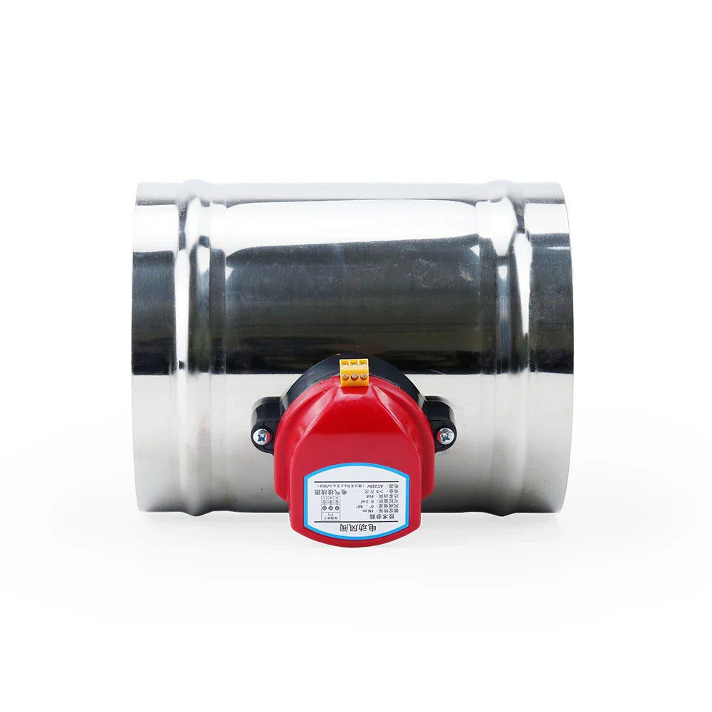 Motorized Air Damper Check Valve 100–200mm | AC 220V DC 12V 24V