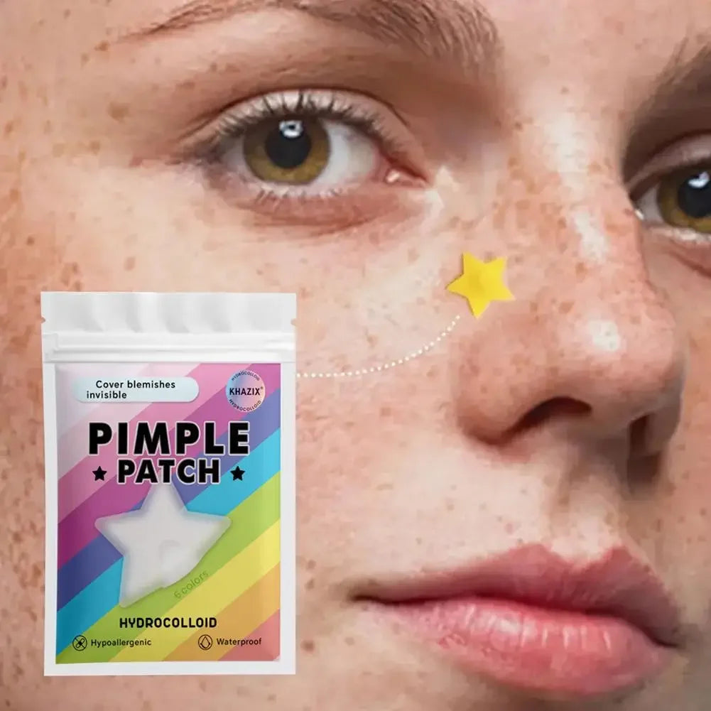 280 Counts 6 Colors Pimple Patches For Face,Cute Star Zit Covers Hydrocolloid Acne Patch,Colorful Spot Stickers Facial Skin Care Peaceful Pleasures Health and Wellness
