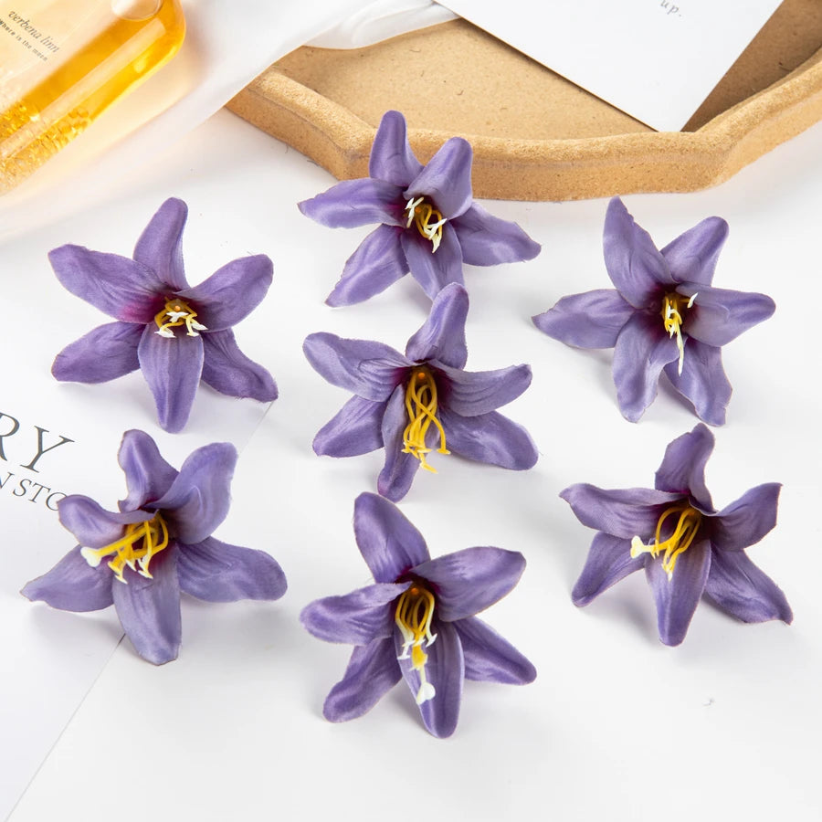 Artificial Silk Lily Flowers 10/20 Pcs – Wedding & Home Decor