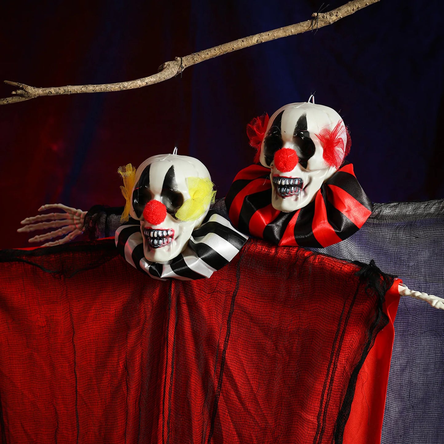 Halloween Hanging Skeleton Props Creepy Scary Haunted House Prop for Outdoor Porch Patio Tree Peaceful Pleasures Health and Wellness