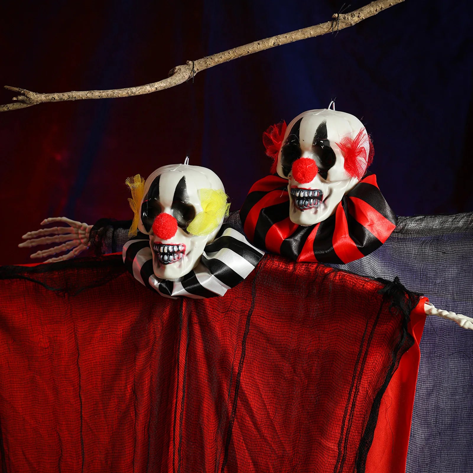 Halloween Hanging Skeleton Props Creepy Scary Haunted House Prop for Outdoor Porch Patio Tree Peaceful Pleasures Health and Wellness