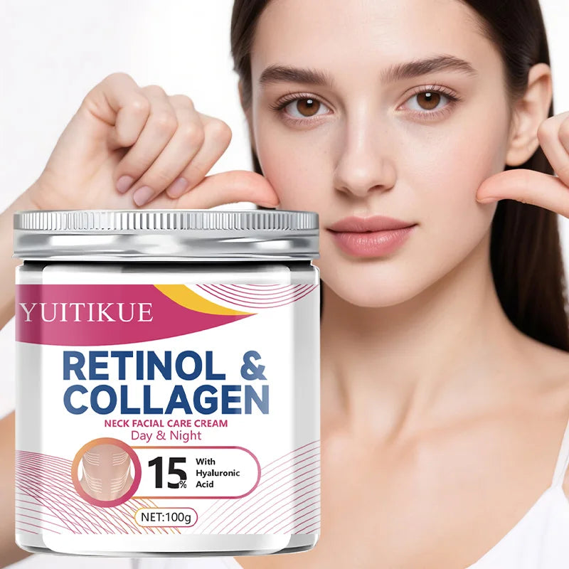 YUITIKUE Collagen Neck Cream | Firms, Lifts & Hydrates Neck Firming Cream Peaceful Pleasures Health and Wellness