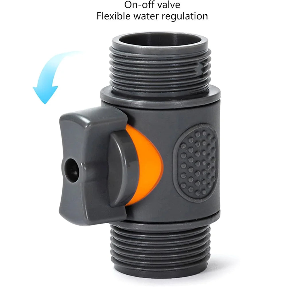 1/4 3/8'' 1/2'' 3/4'' Hose Quick Connecter Plastic Rubber Coupling Tubing Irrigation System Coupler Shut Off Valve Adapter Pipe Peaceful Pleasures Health and Wellness