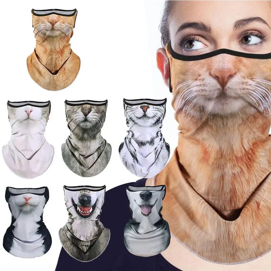 Animal Balaclava Face Mask | Cycling Ski Motorcycle Helmet Liner Balaclava Face Mask Peaceful Pleasures Health and Wellness