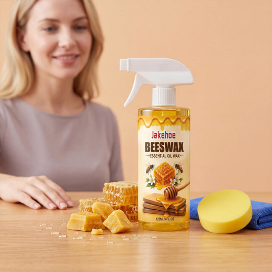 JAKEHOE Beeswax Wood Polish Spray – Furniture Restorer 120ml Wood Polish Spray Peaceful Pleasures Health and Wellness