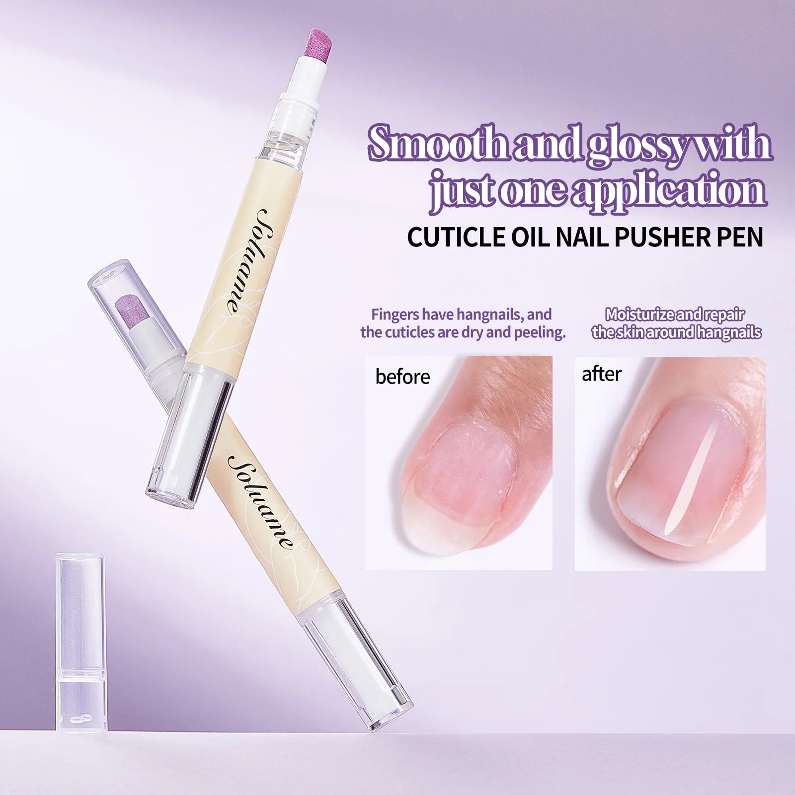 Cuticle Oil Pusher Pen for Nail Health & Care Peaceful Pleasures Health and Wellness