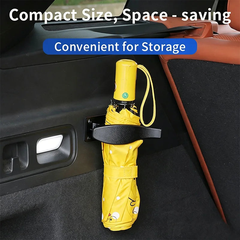 1 Self-adhesive Car Umbrella Holders Trunk Storage Organizer Hook