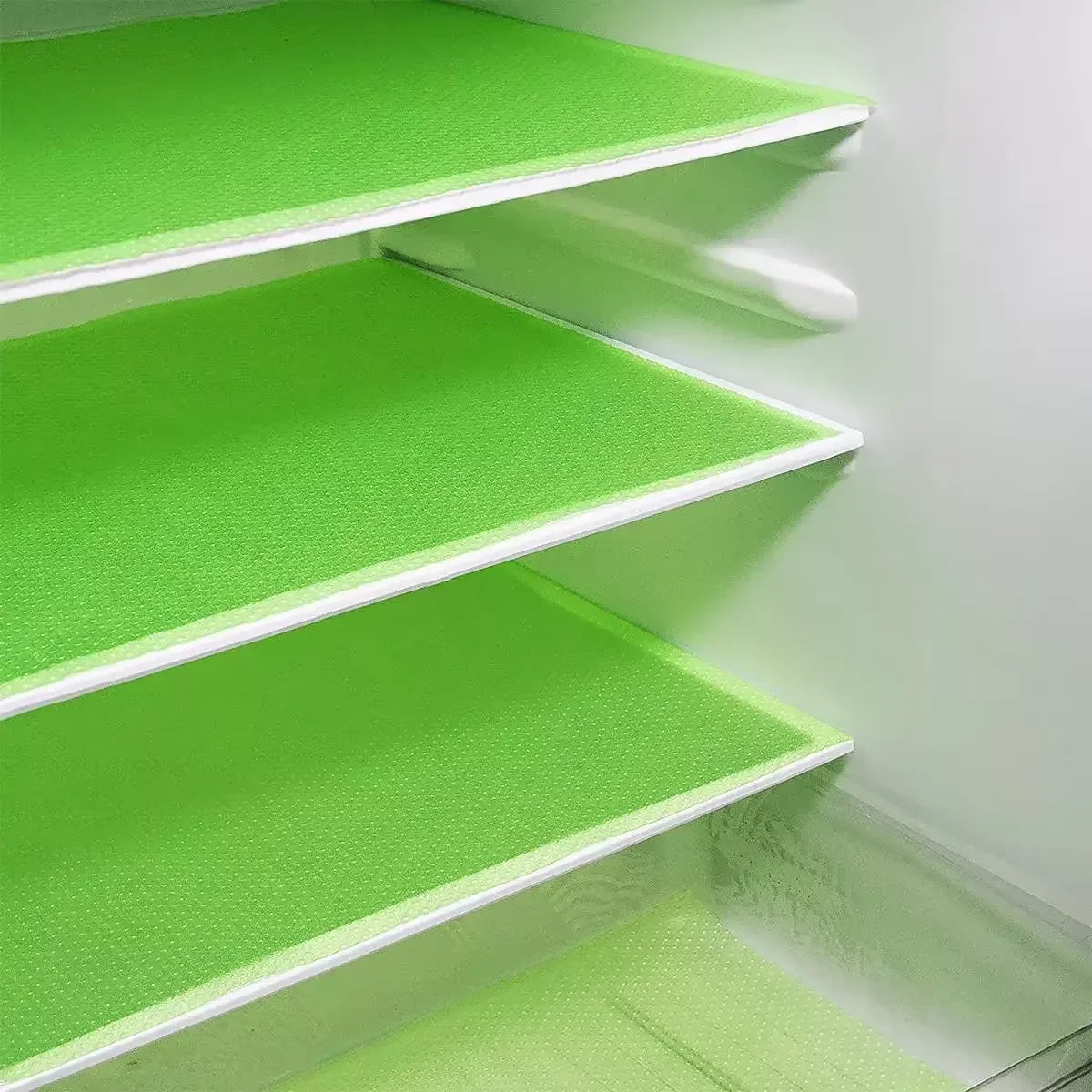 4-Pack EVA Fridge Liner Mats – Washable, Non-Slip, BPA-Free