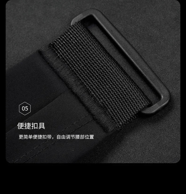 Sports Running Waist Belt Bag Ultra-Thin Waterproof Phone Pouch for iPhone 15 14 13 12 11 Pro Max AirPods Pro 3 Gym Workout Peaceful Pleasures Health and Wellness