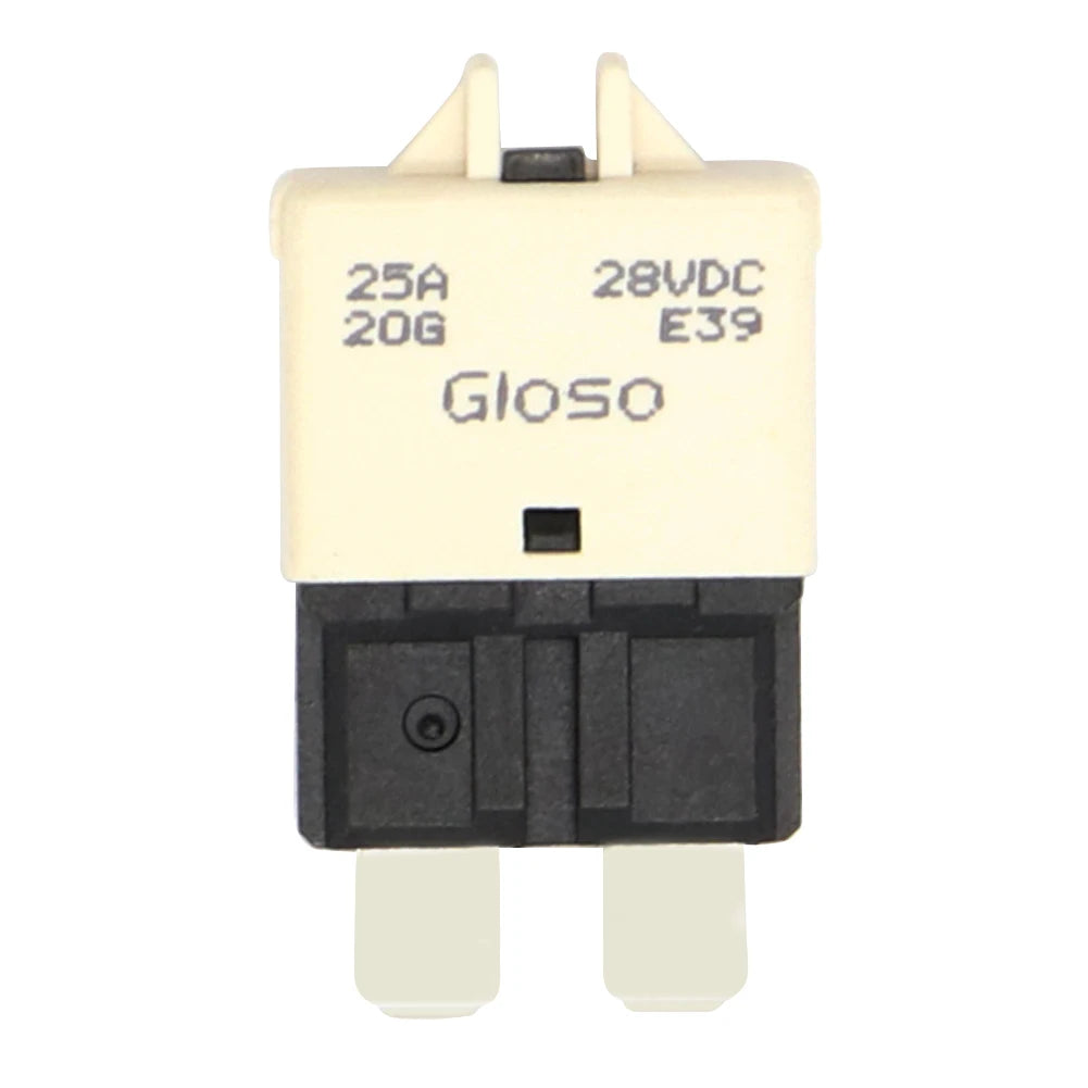 1/2PCS Circuit Breaker Blade Fuse 12V 24V Resettable 5-30A Marine RVs Automatic Reset Thermal Circuit Breaker Car Blade Fuse Box Peaceful Pleasures Health and Wellness F440 1PCS