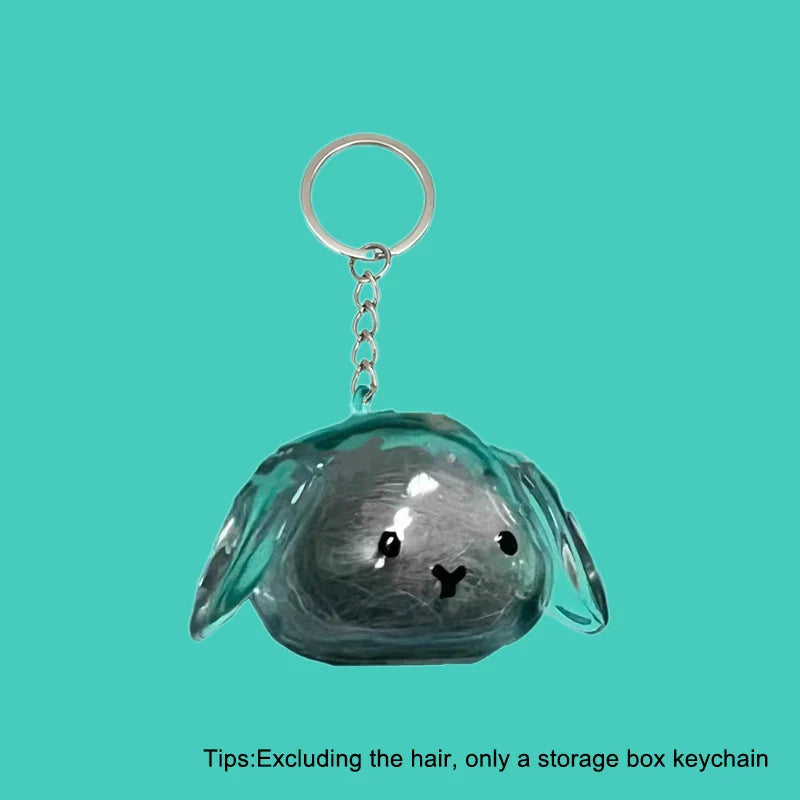 Pet Hair Keepsake Box Keychain – DIY Memorial Pendant Gift