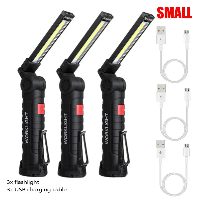 ESMARTER COB LED Rechargeable Work Light | Magnetic 5-Mode