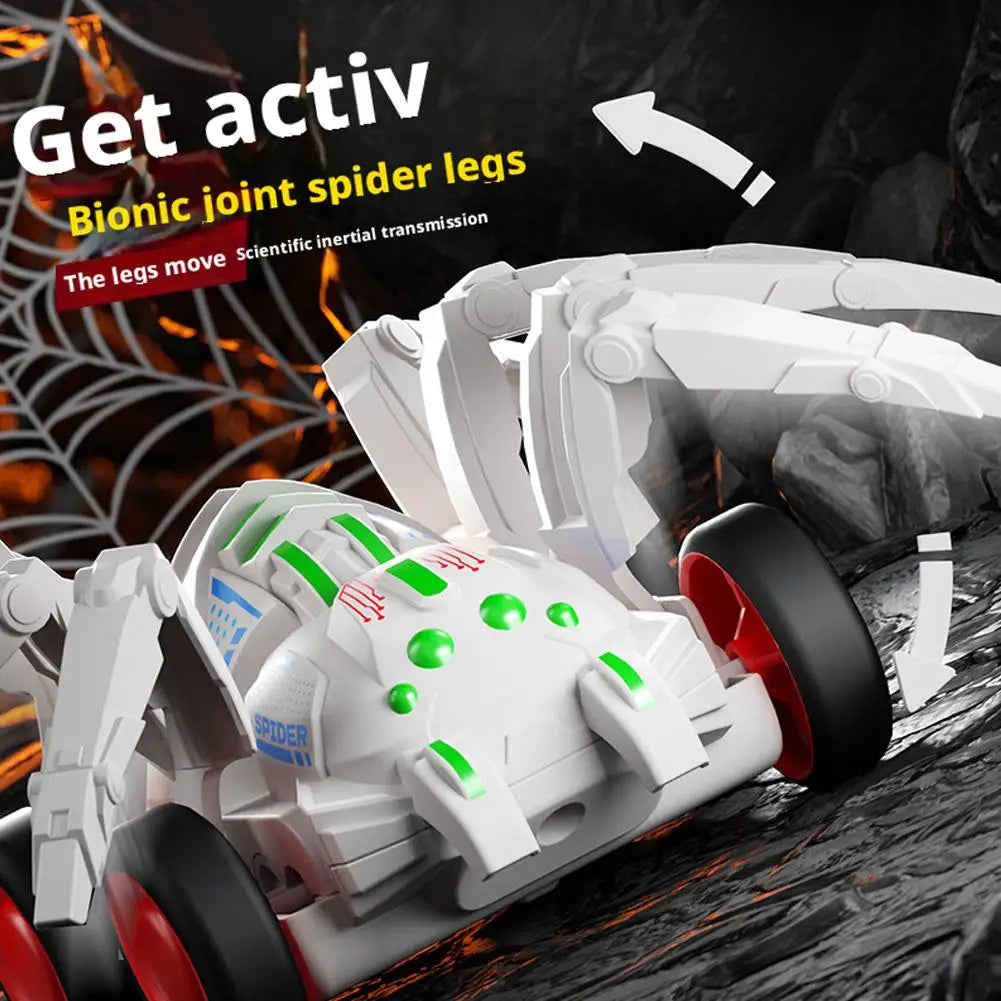 Cartoon Spider Inertia Car Toy Simulated Spider-climbing Vehicle Plastic Push Toy Car Birthday Gift for Boys Girls Peaceful Pleasures Health and Wellness