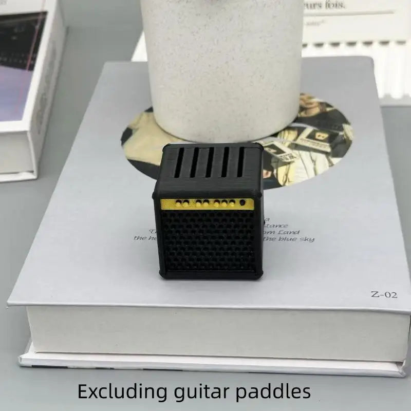 3D Printed Guitar Pick Holder – Vintage Amp Design, Holds 5 Picks