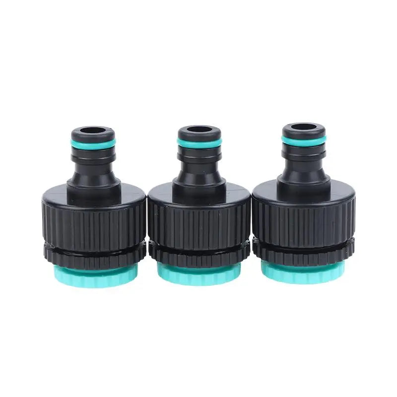 Garden Hose Quick Connector 1/2" 3/4" 1" Thread Irrigation Fitting