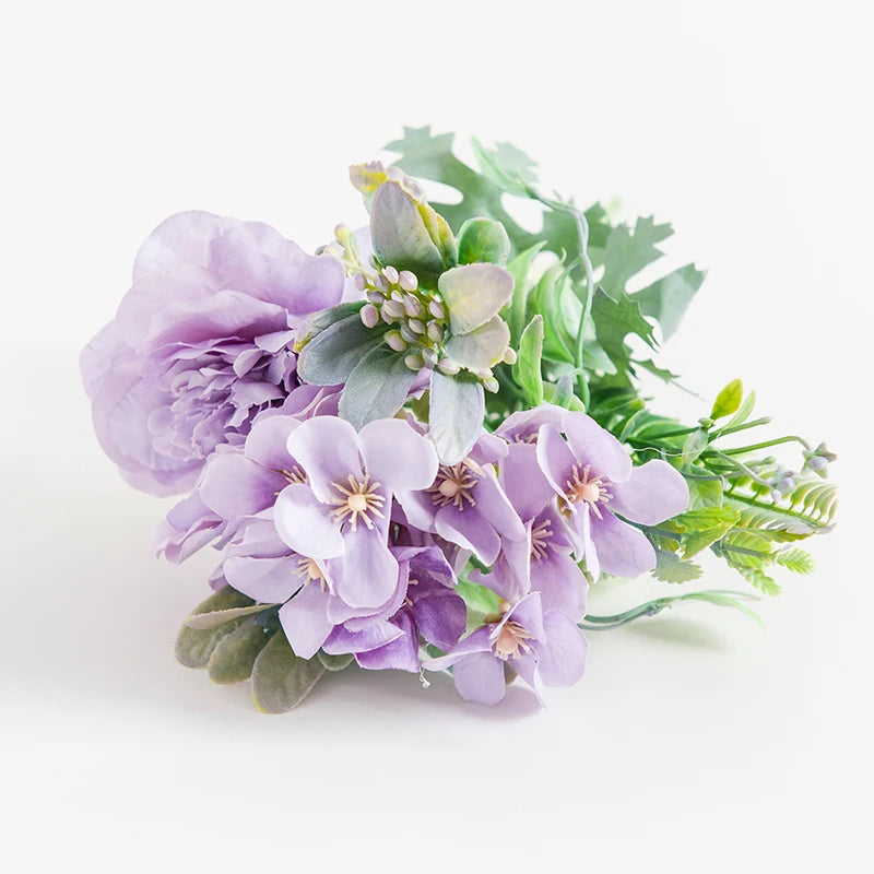 Artificial Silk Peony Bouquet | Wedding & Home Decor Flowers