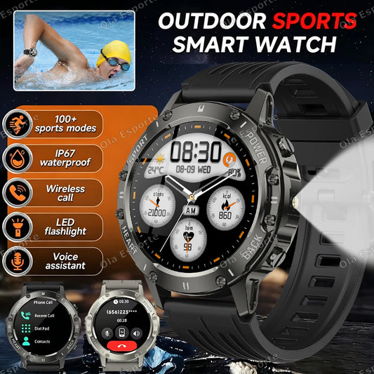 Ola Esporte Smart Watch | Bluetooth Call, IP68, 100+ Sports Modes Sports Smartwatch Peaceful Pleasures Health and Wellness