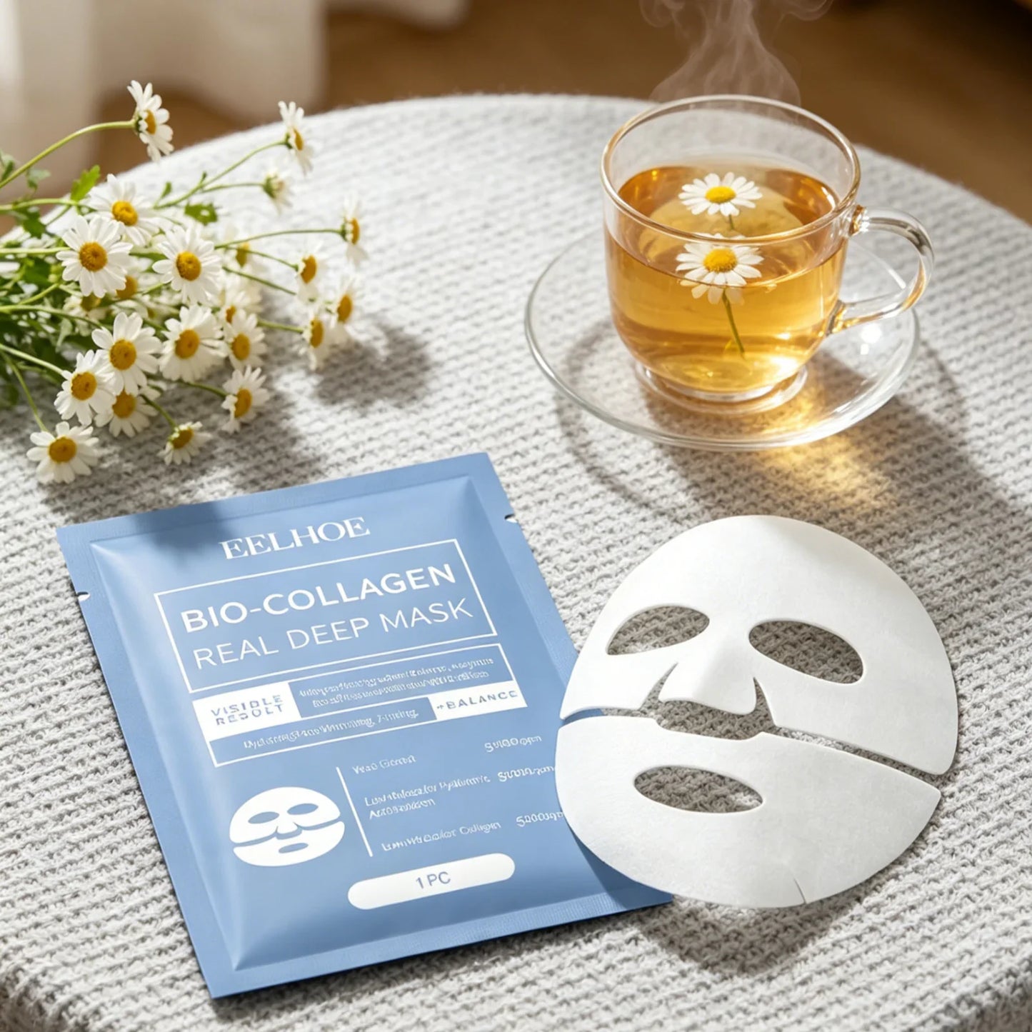 EELHOE Bio Collagen Face Mask – Firming, Hydrating & Brightening