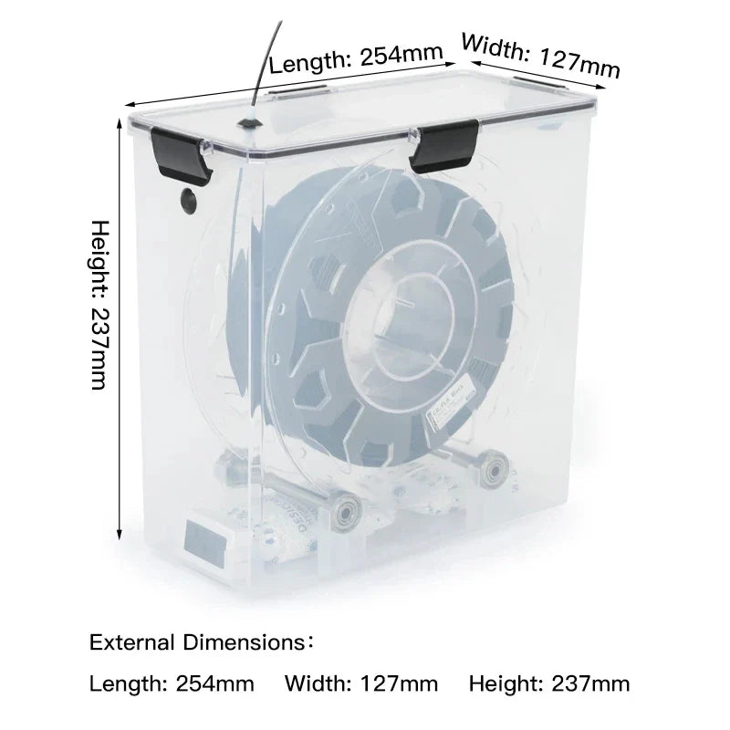 3D Printer Filament Dryer Box – Airtight Moisture-Proof Storage