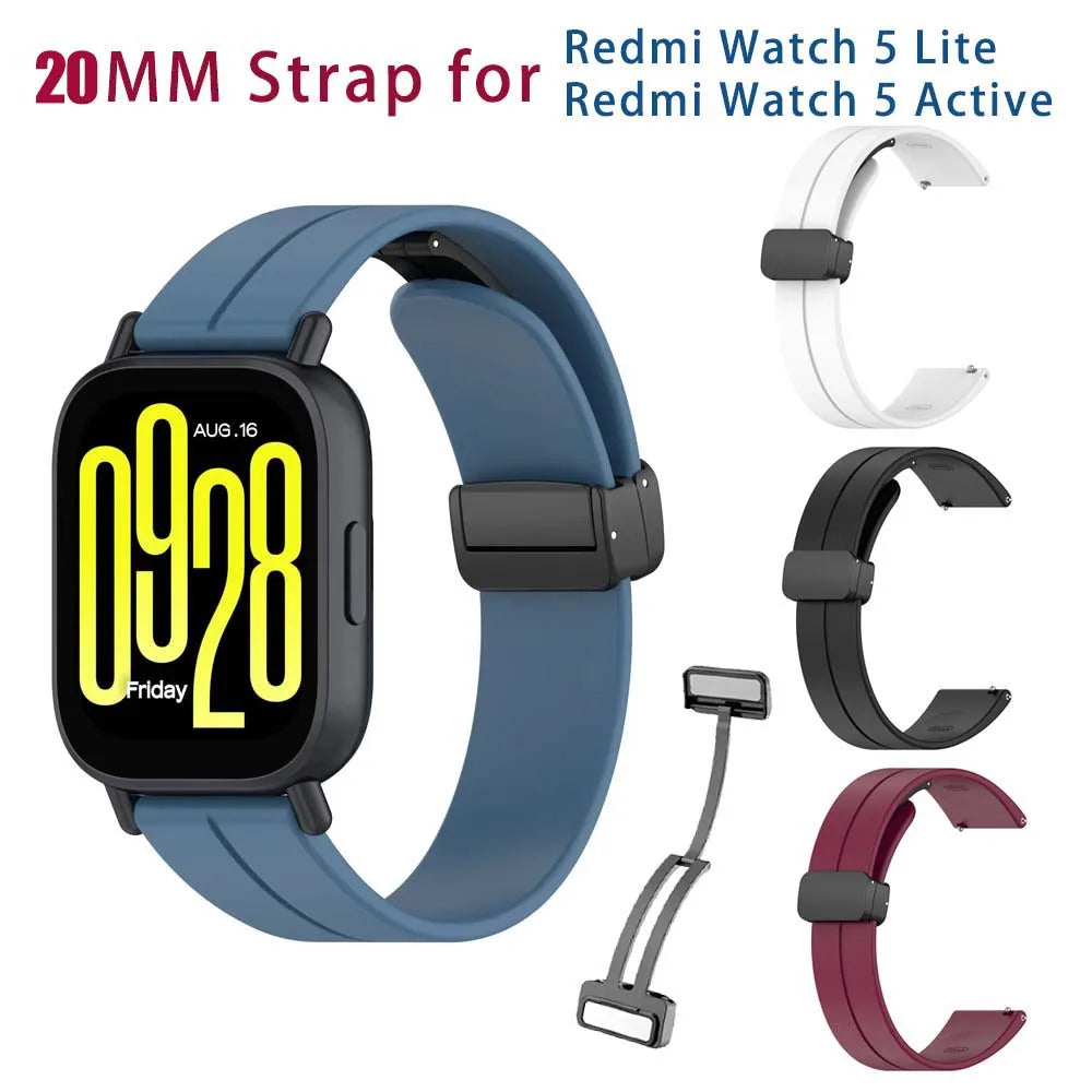 20mm Silicone Magnetic Strap for MoonSwatch – Men & Women Peaceful Pleasures Health and Wellness
