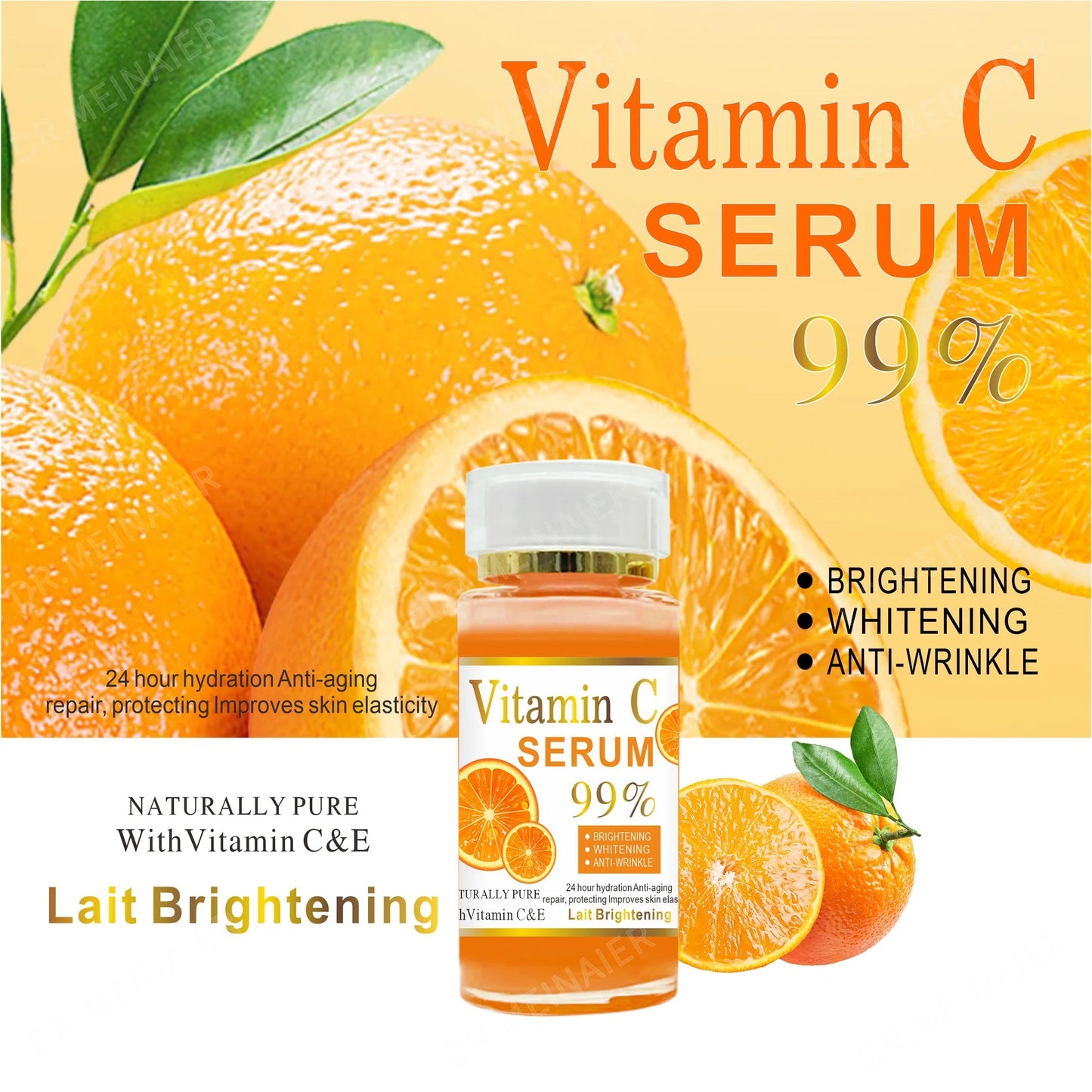 Super 120ml Vitamin C Serum Anti-aging Whitening Serum Oil Facial Serum Timeless Face Serum Anti-wrinkle For Face Dark Spots Peaceful Pleasures Health and Wellness