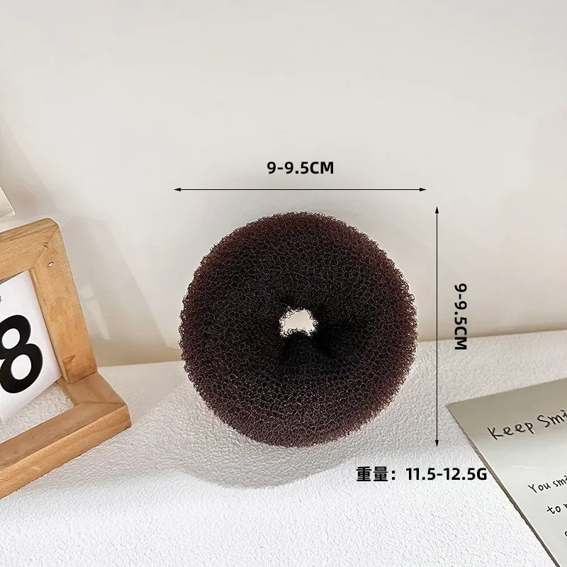 3PCS Maruki Head Hair Curler, Korean Style Versatile Hair Accessories, Fluffy Curled Lady Easy Big Ring Hair Styling Tools Peaceful Pleasures Health and Wellness Dark Khaki